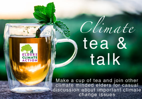 CLIMATE TEA & TALK with Elder's Action Network - Monthly Community Conversations @ Online